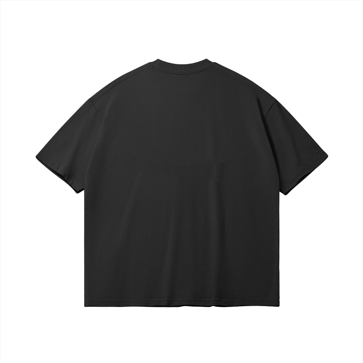 College initial tee - Black