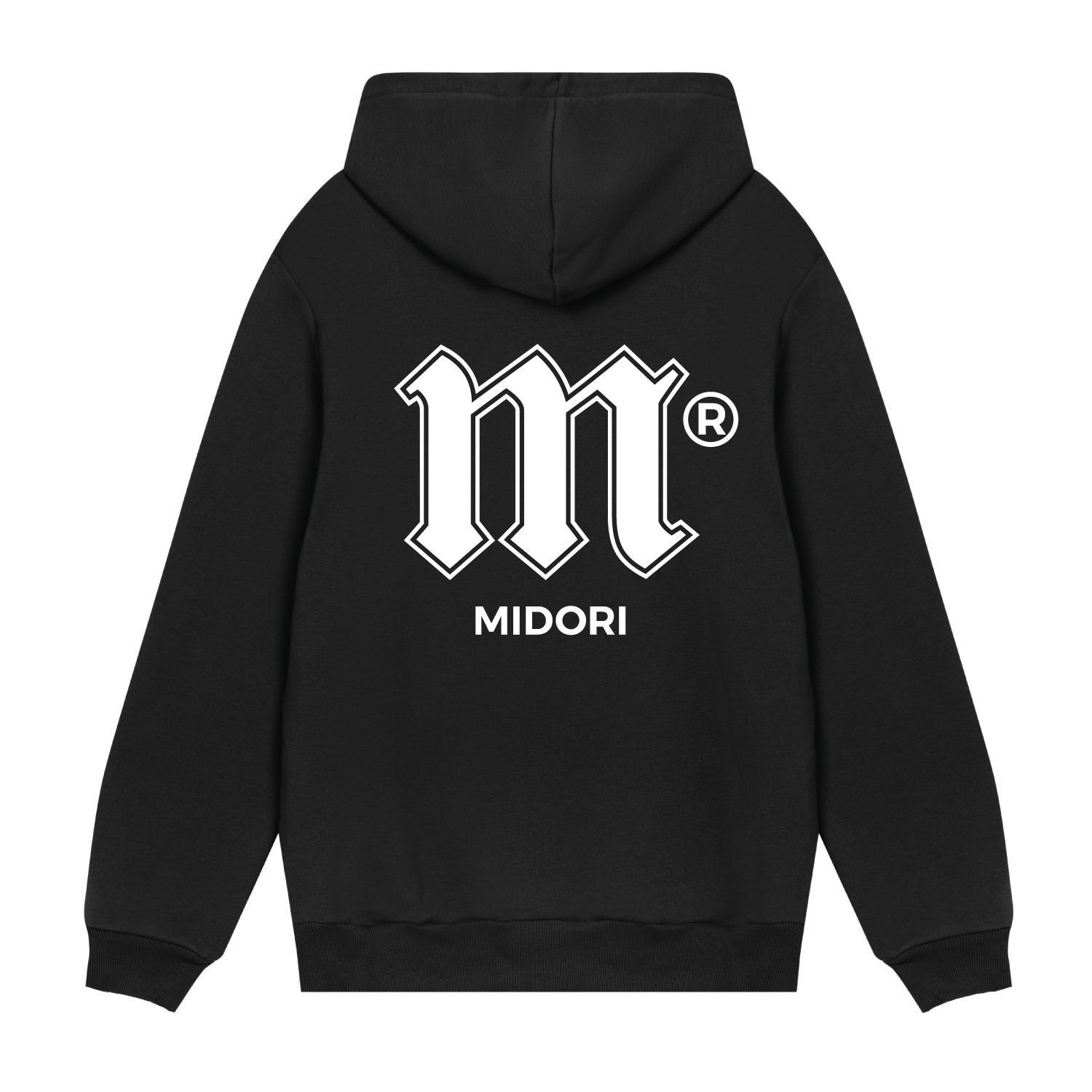 M Logo Hoodie - Black