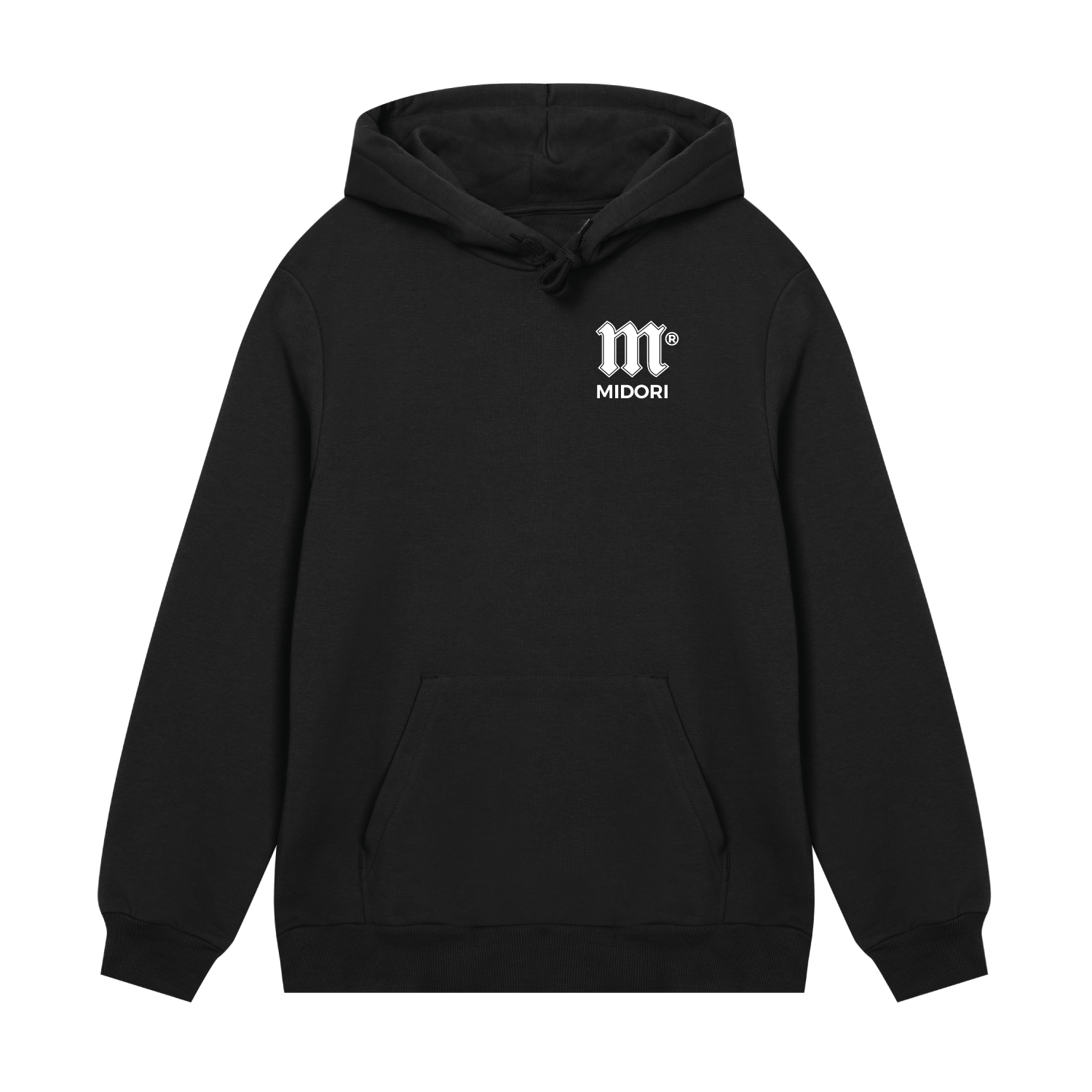 M Logo Hoodie - Black